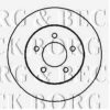 BORG & BECK BBD4122 Brake Disc